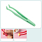 Plastic Tweezers, for DIY Craft, Scrapbooking, Medium Spring Green, 12cm