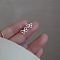 Alloy Earrings for Women, with 925 Sterling Silver Pin, Butterfly, 10mm