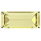 Preciosa&reg MAXIMA Crystal Fancy Stones, Czech Crystal, 435 26 212 Baguette, Dura Foiling, 80100 Jonquil, 7x3mm