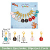 Ladybird Stitch Markers HJEW-AB00187-2