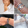 DIY Cuff Bangle Making Kits DIY-TA0014-48C-7
