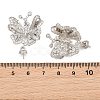 Brass Micro Pave Cubic Zirconia Peg Bails CU-CBA8264-03P-3