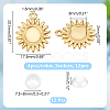 DIY Blank Sun Pendant Making Kit DIY-UN0005-08-3