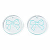 Transparent Resin Pendants RESI-N030-006A-2