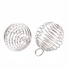 Non-Tarnish 304 Stainless Steel Wire Pendants X-STAS-ZX013-22-25mm-P-2