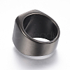 304 Stainless Steel Signet Band Rings for Men RJEW-G091-16-4
