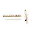 Corrugated Brass Tube Beads KK-H759-28B-G-2