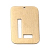Ion Plating(IP) 304 Stainless Steel Pendants STAS-K216-49L-G-1