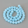 Synthetic Crackle Quartz Beads Strands X-GLAA-S134-8mm-13-2