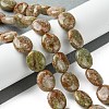 Natural Unakite Beads Strands G-K365-B08-02-2