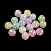 Transparent Crackle Acrylic Beads AC-CBA4496-05C-1