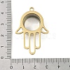 Ion Plating(IP) 304 Stainless Stee Locket Pendants STAS-S132-11G-02-3