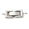 Brass Fold Over Clasps KK-Z150-20P-02-1