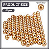 Brass Beads KK-NB0004-09A-2