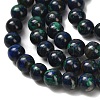 Natural Azurite Beads Strands G-Z110-C05-4mm-4