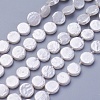 Shell Pearl Beads Strands BSHE-P030-01A-2