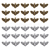 100Pcs 2 Colors Tibetan Style Alloy Pendants FIND-DC0006-17-1