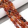 Natural Red Agate Beads Strands G-Q194-B01-01J-2