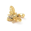 Brass Micro Pave Cubic Zirconia Pendants KK-F905-19G-03-2