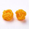 Polyester Weave Beads WOVE-N002-24-2