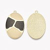 Epoxy Resin Pendants PALLOY-T056-133A-2