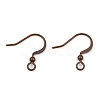 Brass French Earring Hooks KK-Q369-RC-1
