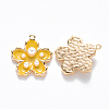 Brass Enamel Pendants KK-T049-052G-05-NF-2