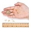 Brass Clip-on Earring Findings EC110-G-4