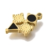 Ion Plating(IP) 304 Stainless Steel Manual Polishing Charms STAS-M059-02G-01-2
