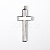 Tibetan Style Alloy Hollow Cross Pendants LS-EAA353Y-1