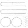 DIY 304 Stainless Steel Chain Garment Decoration Making Kits DIY-UN0002-39P-1