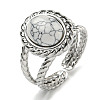 304 Stainless Steel Open Cuff Rings RJEW-C079-13P-01-1