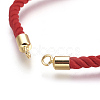 Cotton Cord Bracelet Making KK-F758-03F-G-2