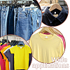 500Pcs 10 Styles Polyester Clothing Size Labels FIND-BC0014-07B-5