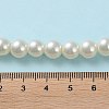 Baking Paint Pearlized Glass Pearl Round Bead Strands HY-Q330-8mm-02-5