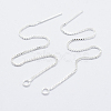 Brass Stud Earring Findings KK-K220-01A-S-1