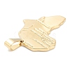 304 Stainless Steel Pendants STAS-J036-046A-G-3