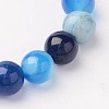 Natural Striped Agate/Banded Agate Beads AGAT-6D-6-3