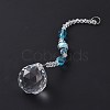 Faceted Crystal Glass Ball Chandelier Suncatchers Prisms AJEW-G025-A07-2