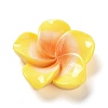 Opaque Resin Cabochons RESI-G068-02G-1