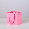 Solid Color Kraft Paper Gift Bags with Ribbon Handles PAAG-PW0001-103A-04-1