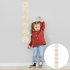 Hexagon Wood Measuring Growth Chart Rulers TOOL-WH0136-124A-7