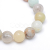 Round Natural Flower Amazonite Bead Strands X-G-R345-6mm-17-2