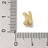 Rack Plating Brass Micro Pave Clear Cubic Zirconia Beads KK-G500-30G-K-3