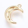 Brass Charms ZIRC-G116-06-3