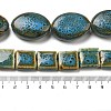 Handmade Porcelain Beads Strands PORC-B002-19B-5