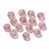 Handmade Gold Sand Lampwork Beads Strands LAMP-R141-10mm-11-2