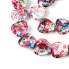 Spray Painted Synthetic Turquoise Beads Strands G-N352-28A-04-3