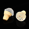 Spray Painted Resin Cabochons CRES-Q215-022A-3