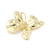 Brass Micro Pave Clear Cubic Zirconia Pendants KK-Z106-01G-01-2